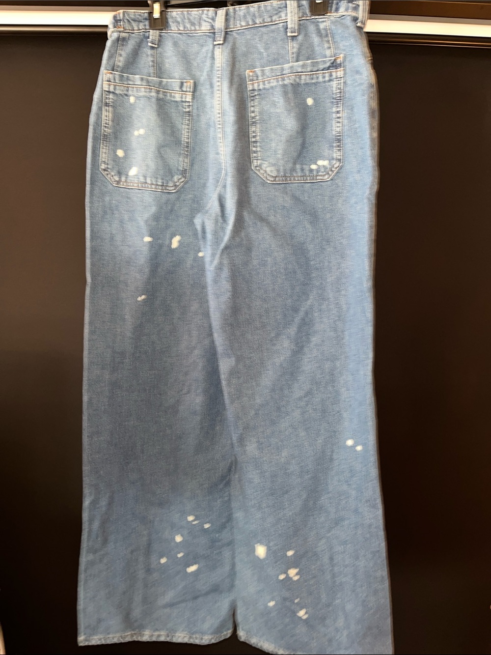 We The Free Palmer Cuffed Wide Lag Jeans in 100 Years Size 29 - Picture 2 of 6